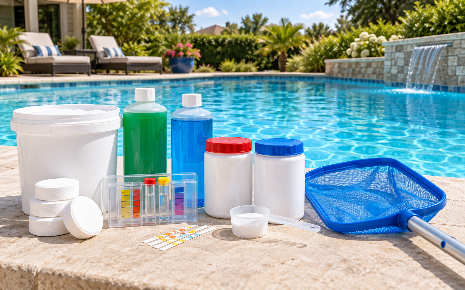 Para que serve cada produto de piscina? Guia completo para quem está começando